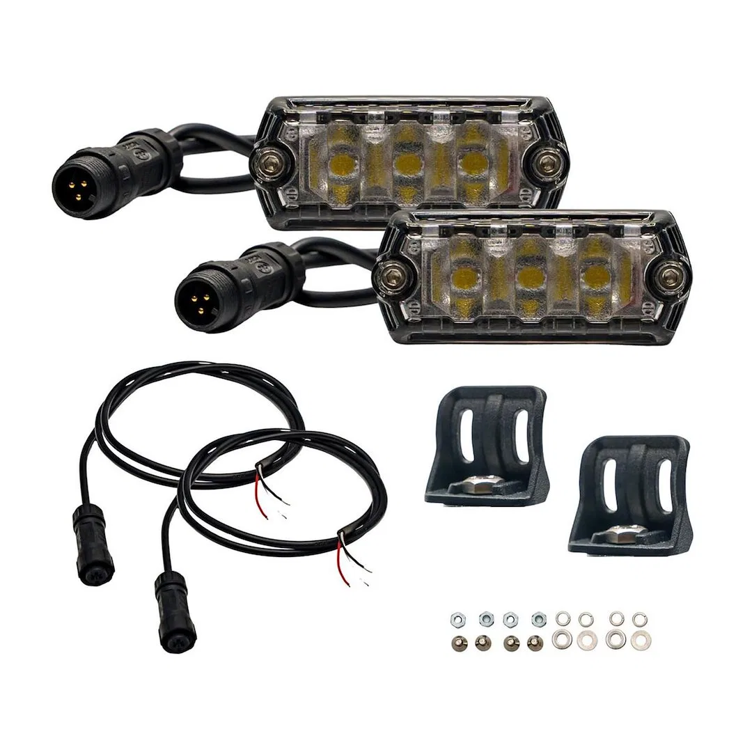 NAN112 – ARB USA Underbody Light Kit, LED White Light With 2 Lights/ Mounting Brackets/ Installation Hardware